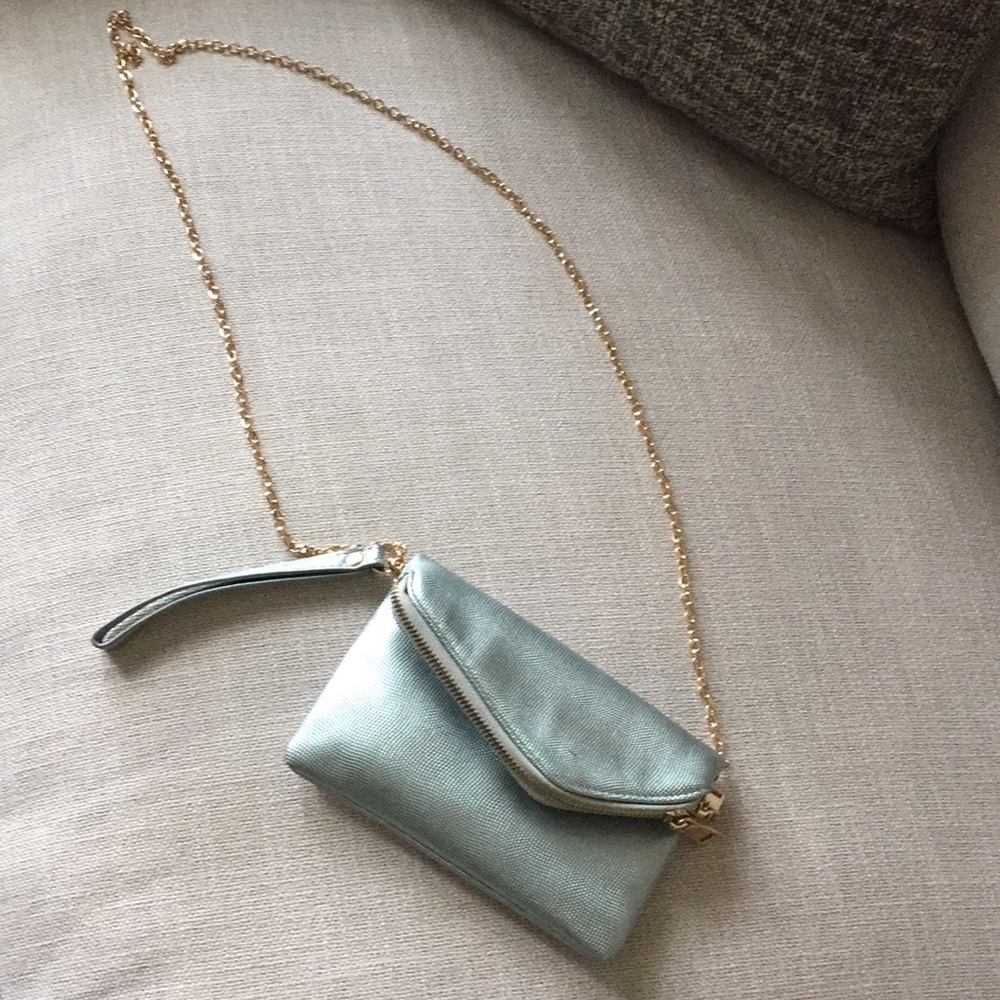 Aquamarine wristlet